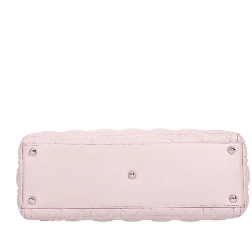 Christian Dior Lady Dior Blush Quilted Satchel -FREE COA - Picture 3 of 7